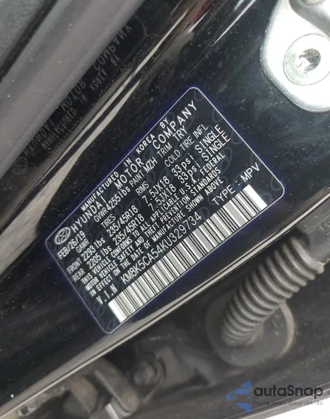 2019 Hyundai Kona Ultimate из США, поврежденный, VIN KM8K5CA54KU329734